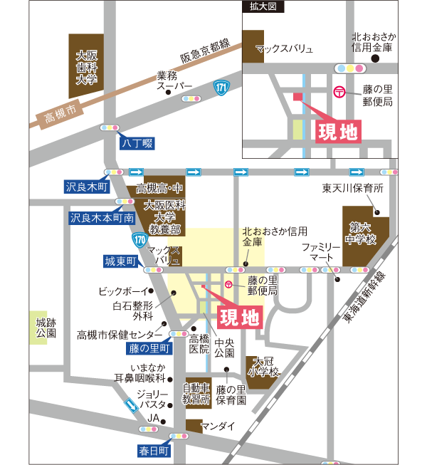 現地ご案内図